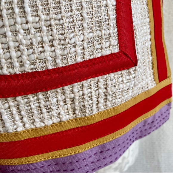 Tory Burch Chanel-Style Runway Tweed Piped Jacket - Picture 5 of 8